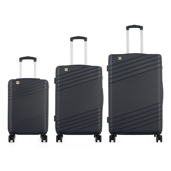 Semiline Semiline Unisex's 3-in-1 ABS Suitcases Set T5789-0