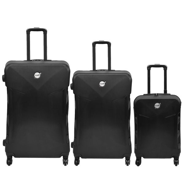 Semiline Semiline Unisex's 3-in-1 ABS Suitcases Set T5798-0