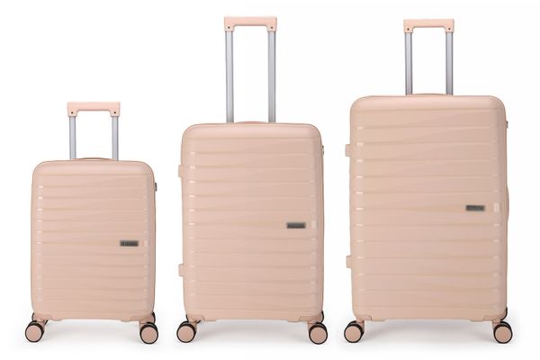 Semiline Semiline Unisex's 3-in-1 PP Suitcases Set T5795-0