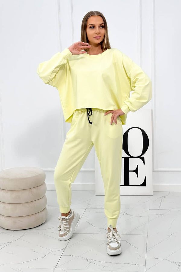 Kesi Set 2-piece sweatshirt + trousers yellow