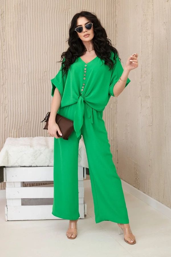 Kesi Set of blouses with trousers light green