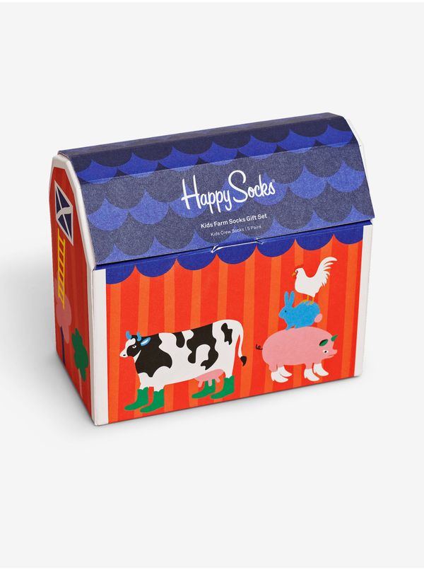 Happy Socks Set of blue patterned socks Happy Socks - unisex