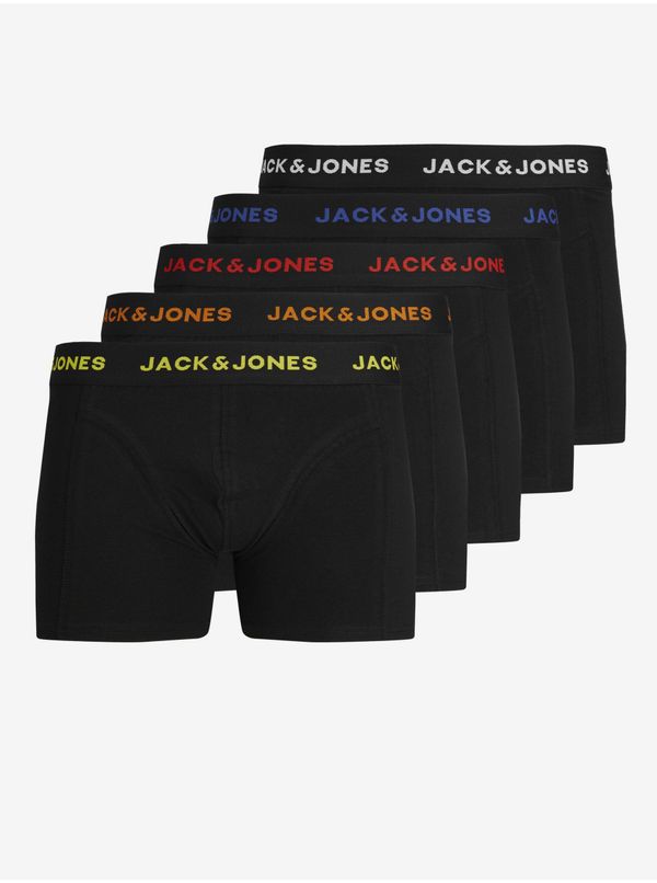 Jack & Jones Set of five men's boxer shorts in black Jack & Jones Black Frida - Men