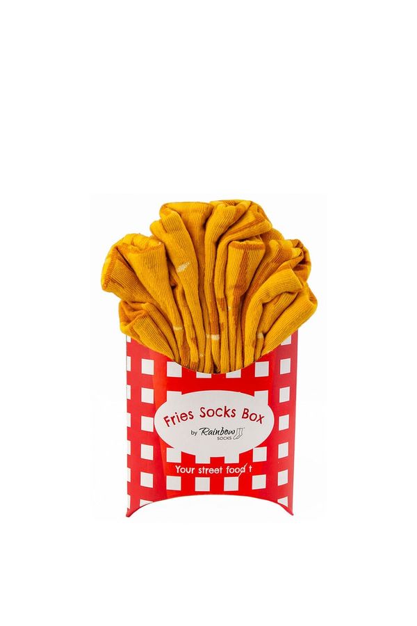 Kesi Set of Rainbow Socks French fries 2 pairs