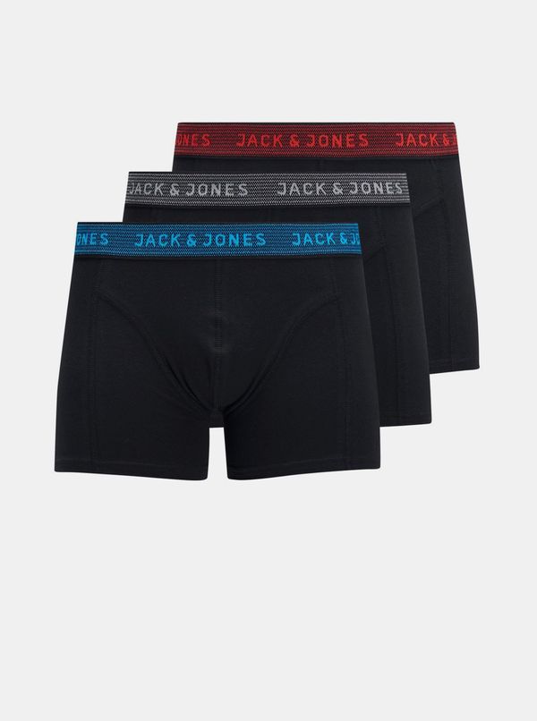 Jack & Jones Set of three black boxers Jack & Jones - Men