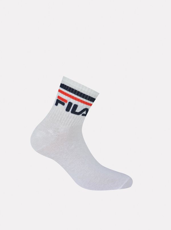 Fila Set of three pairs of men's white FILA ankle socks - Men's