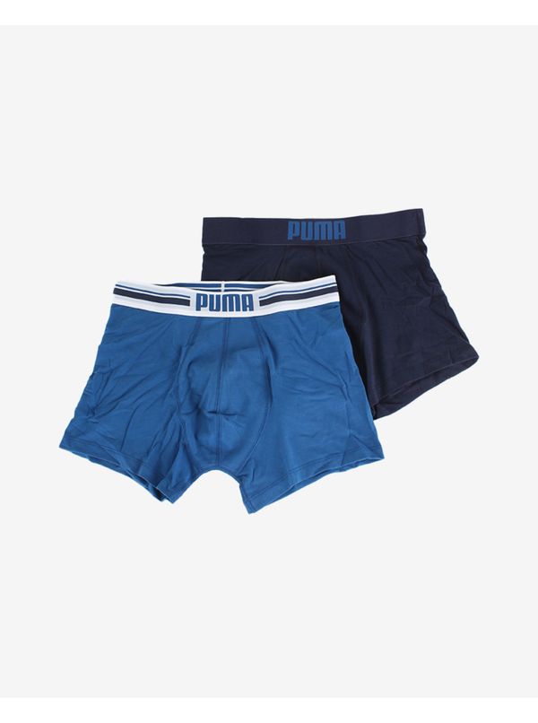 Puma Set of two men's boxer shorts in Puma blue