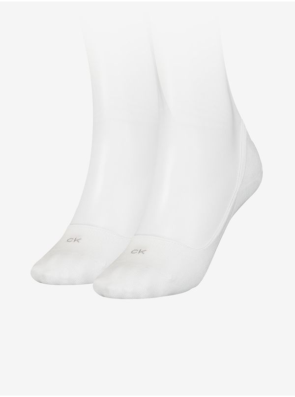 Calvin Klein Set of two pairs of white Calvin Klein Underwear socks - Ladies