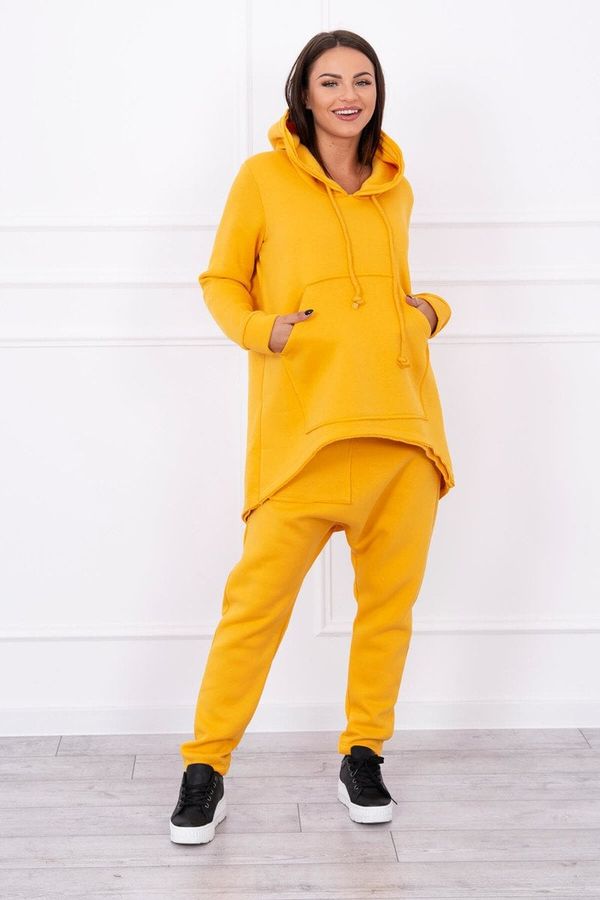 Kesi Set with Baggy mustard trousers