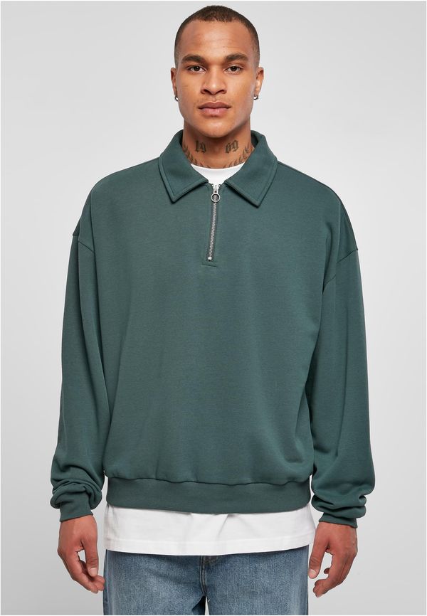 Urban Classics Shirt Collar Crew bottlegreen