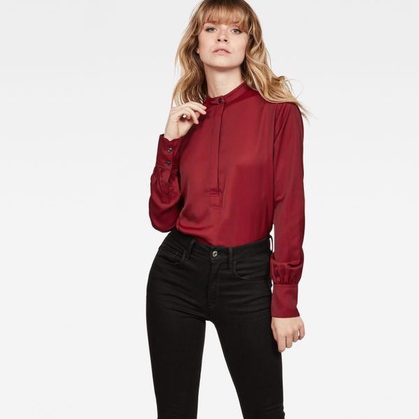 G Star Shirt - G-STAR Road shirt wmn ls red