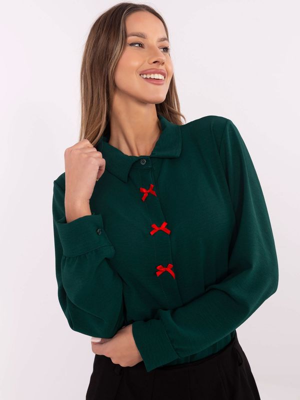 Italy Moda Shirt-MI-KS-91540.59P-dark green