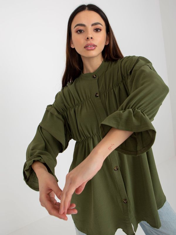 Och Bella Shirt-TW-KS-BI-2021745.13X-khaki