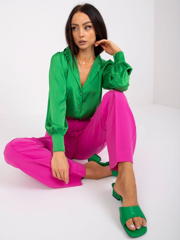 RUE PARIS Shirt-WN-KS-2002.77P-green