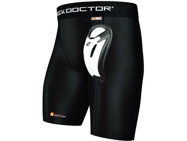 Shock Doctor Shock Doctor BioFlex Cup Black Senior L Shorts with Shock Doctor Jockstrap