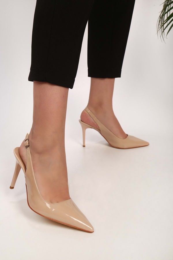Shoeberry Shoeberry Women's Jenna Ten Patent Leather Heels Stilettos