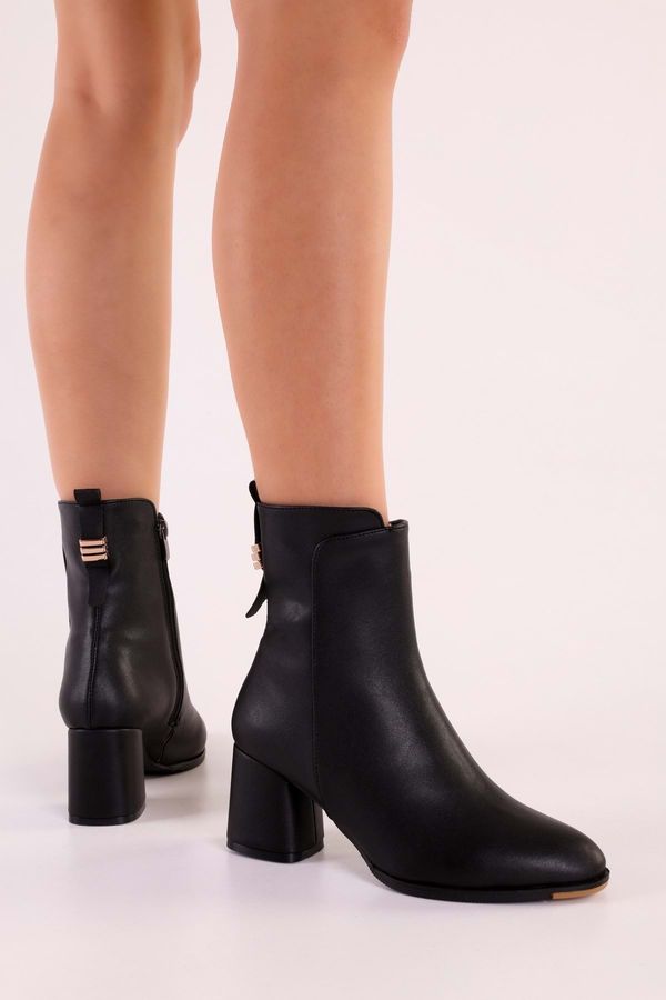 Shoeberry Shoeberry Women's Rien Black Toe Boots, Black Toe