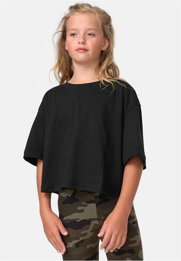 Urban Classics Short girls' shirt kimono black