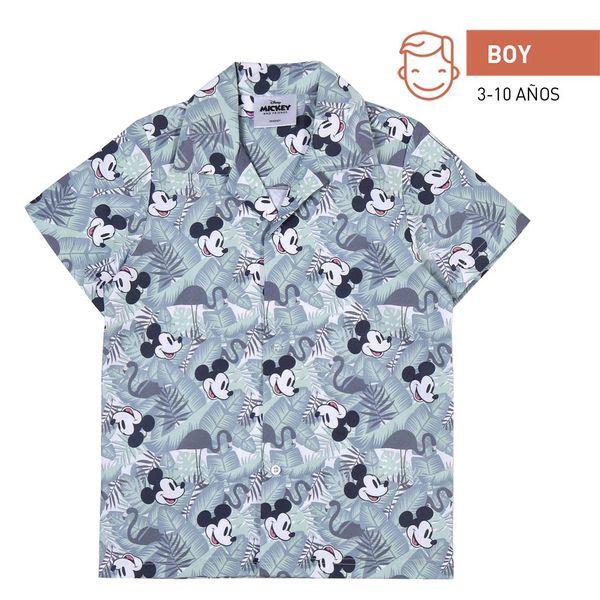 MICKEY SHORT SHIRT POPELIN MICKEY