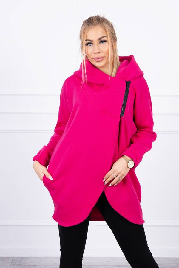 Kesi Short-zip sweatshirt fuchsia