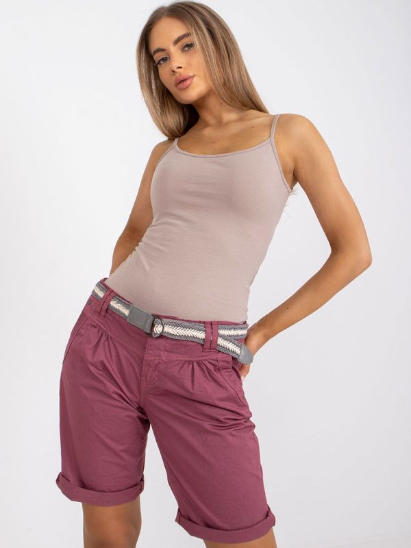 Fresh Made Shorts-D63990Z63080Z-dark pink