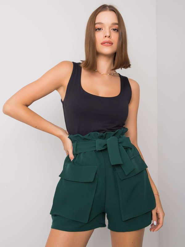 Italy Moda Shorts-DHJ-SN-13295.76-dark green