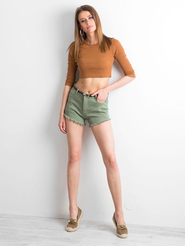 Daysie Shorts-JMP-SR-163-D.88P-khaki