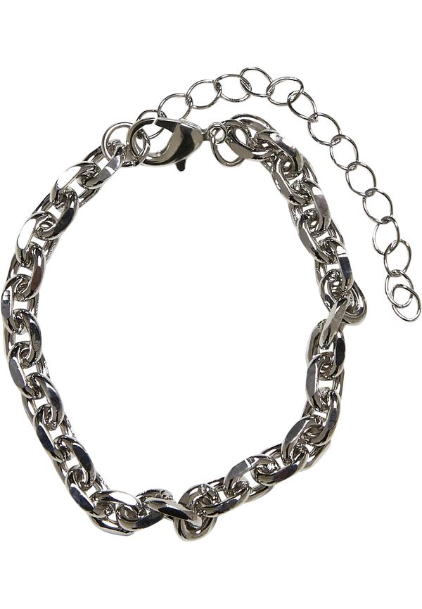 Urban Classics Accessoires Silver Chain Bracelet Sideris