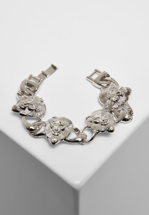 Urban Classics Accessoires Silver lion bracelet