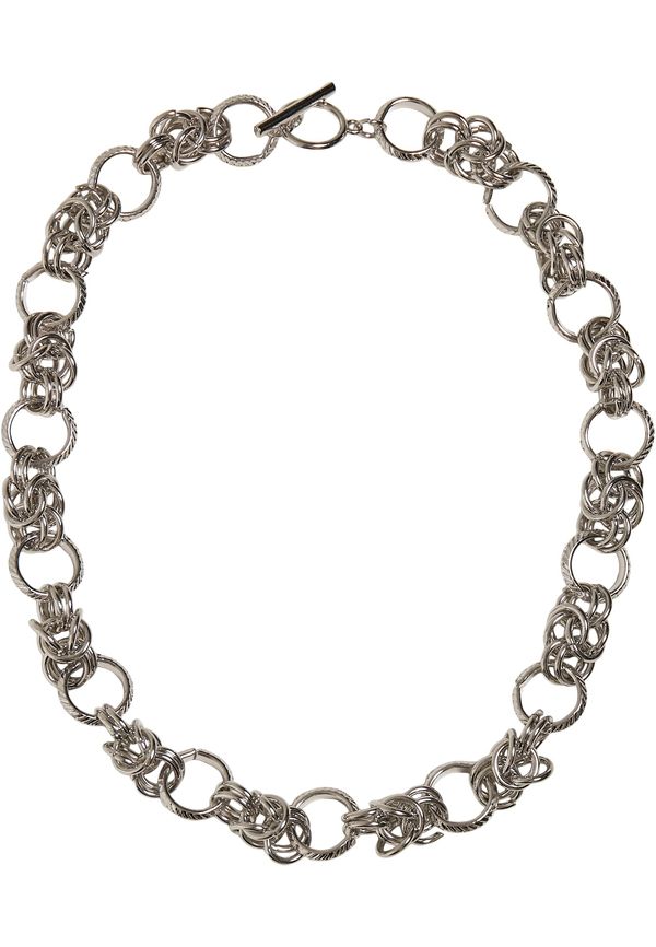 Urban Classics Accessoires Silver multiring necklace