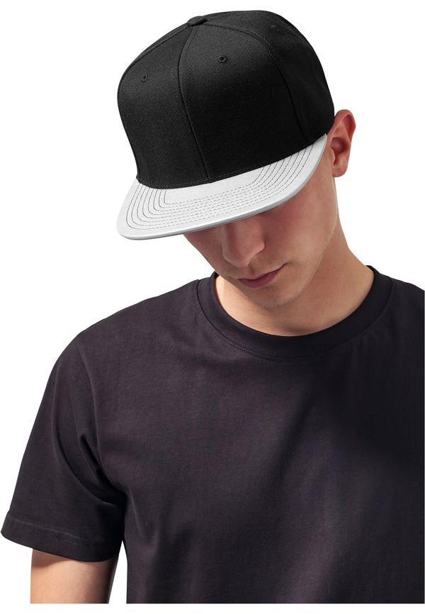 Flexfit Silver Snapback metal visor