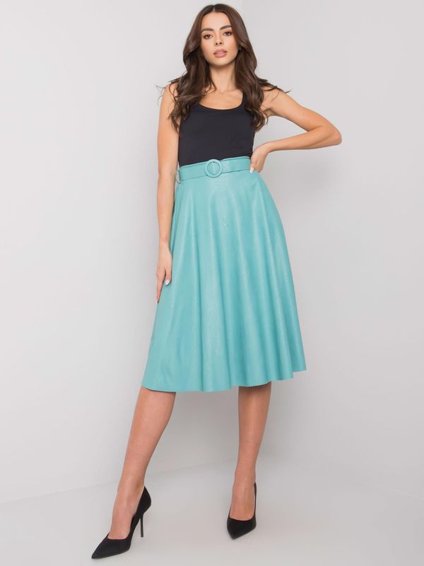 Italy Moda Skirt-DHJ-SD-1997.06P-Turquoise