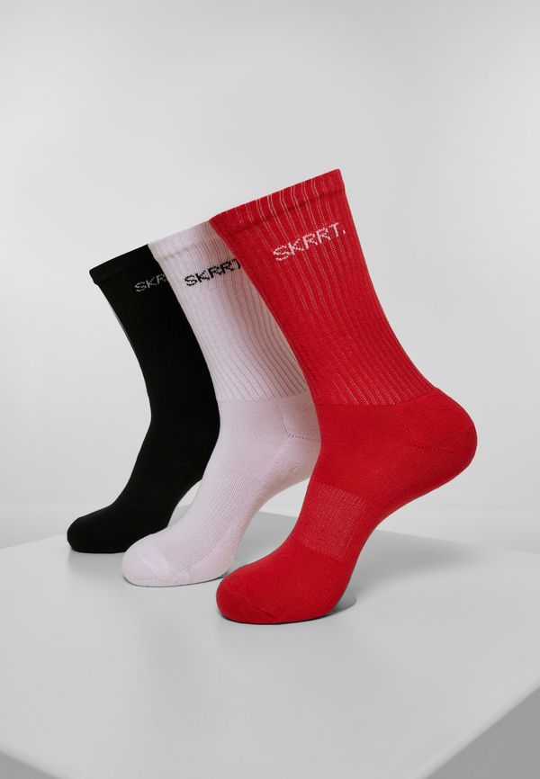 MT Accessoires SKRRT. 3-Pack Socks Red/White/Black