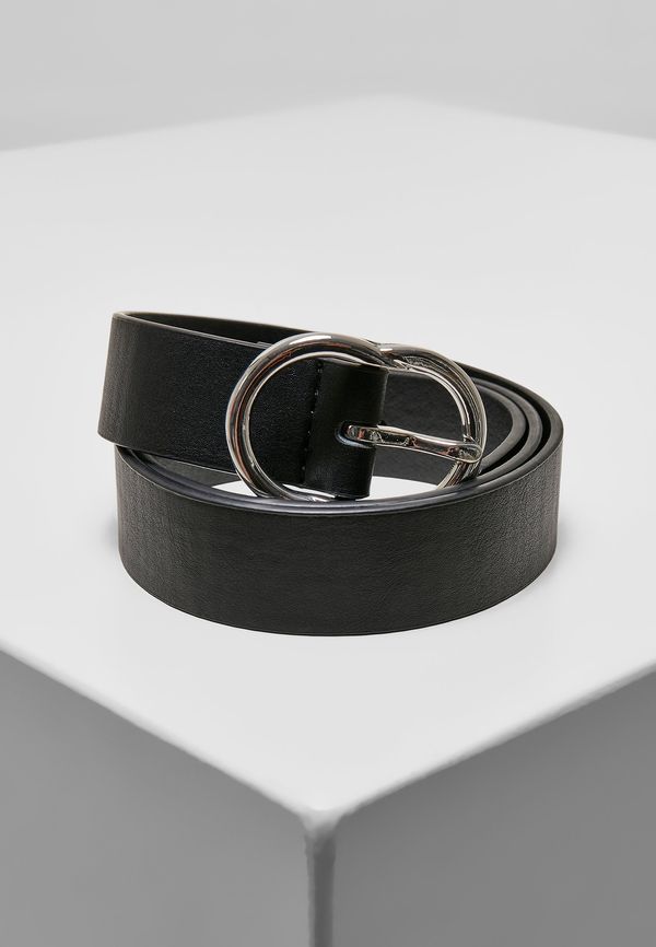 Urban Classics Small Chain Belt with Buckle - Black