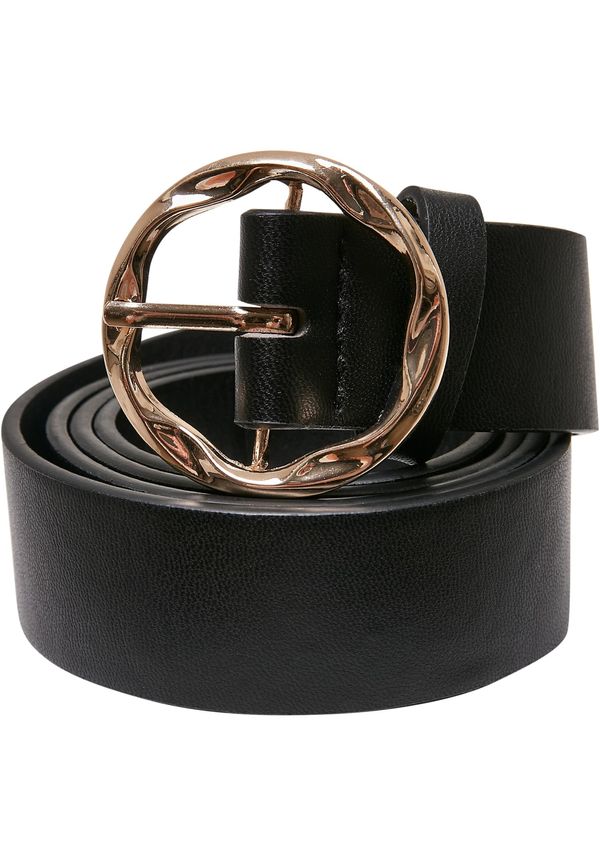 Urban Classics Accessoires Small women's belt made of synthetic leather black