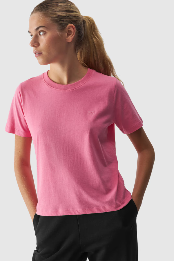 4F Smooth Women's Regular T-Shirt 4F Pink 4FWAW24TTS