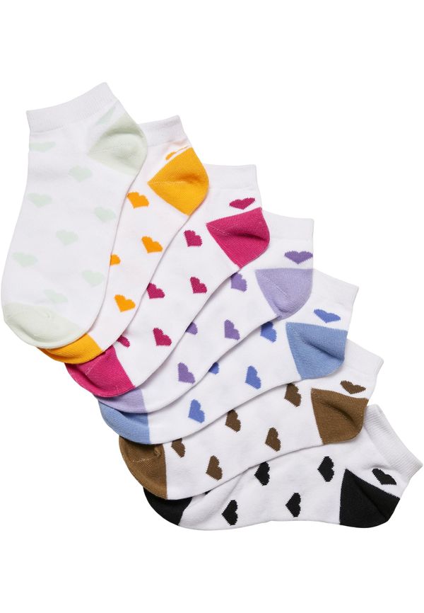 Urban Classics Accessoires Sneaker socks made of recycled yarn Heart 7-Pack multicolor