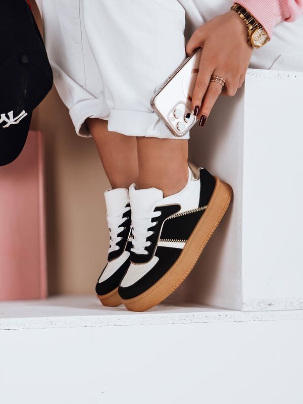 DStreet Sneakersy damskie na platformie NOXSTEP czarne Dstreet