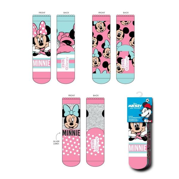 MINNIE SOCKS PACK 3 PIECES MINNIE