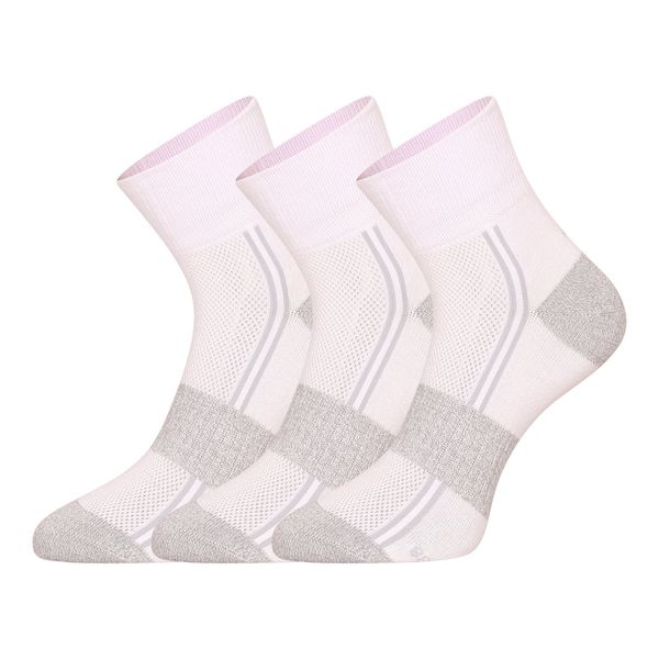 ALPINE PRO Socks with coolmax technology ALPINE PRO 3HARE 2 white
