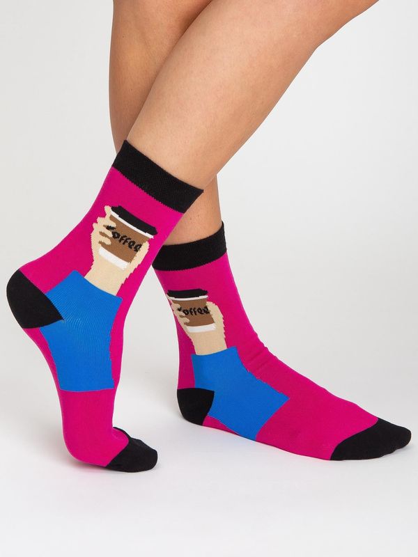 Wolne Skarpetki Socks-WS-SR-5624-fuchsia