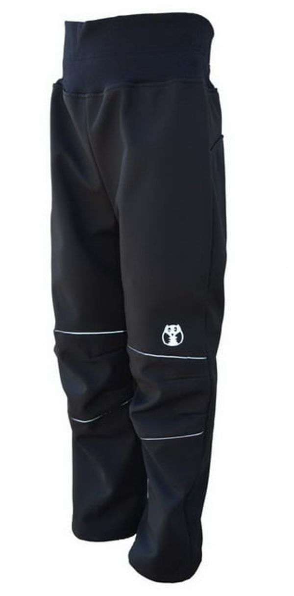 Kukadloo Softshell trousers - black-reflective