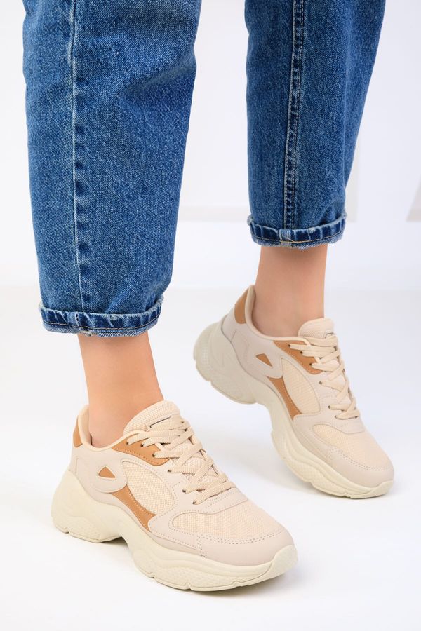 Soho Soho Beige-tan Women's Sneakers 18147