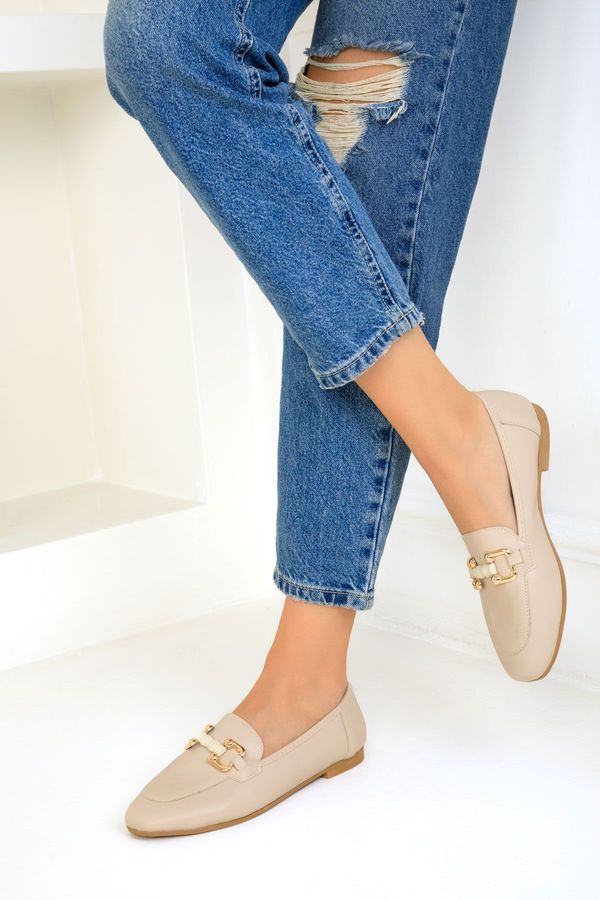 Soho Soho Beige Women's Ballerina (19459)