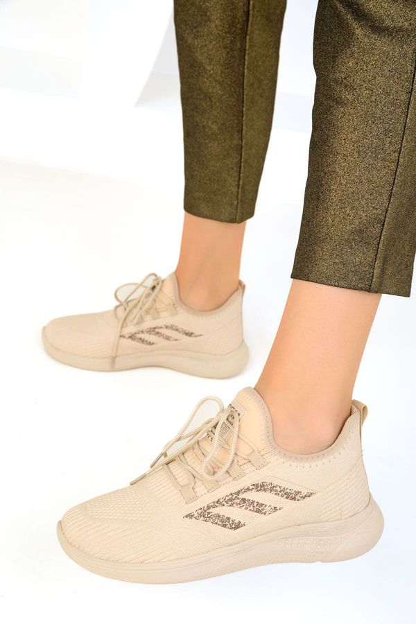 Soho Soho Beige Women's Sneakers 19544