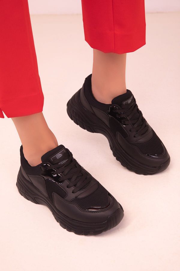 Soho Soho Black-Black Women's Sneakers 18146