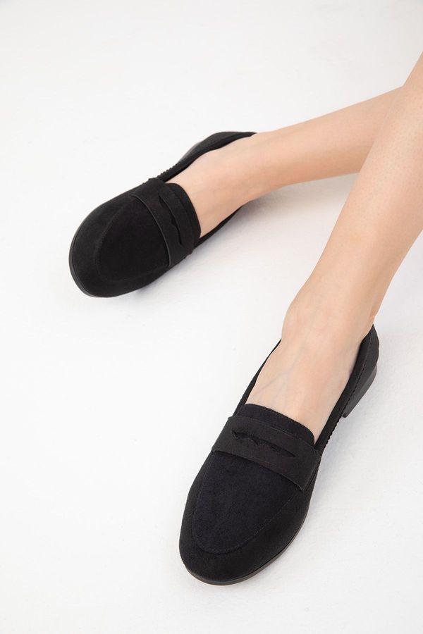 Soho Soho Black Suede Women's Ballerinas (19866)