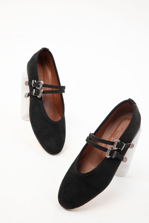 Soho Soho Black Suede Women's Ballerinas (19935)