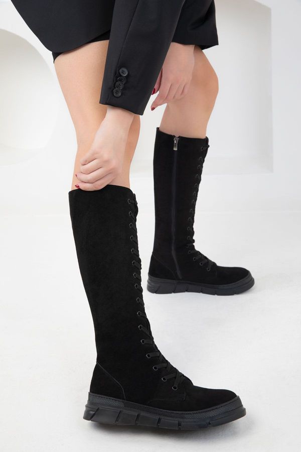 Soho Soho Black Suede Women's Boots 19977