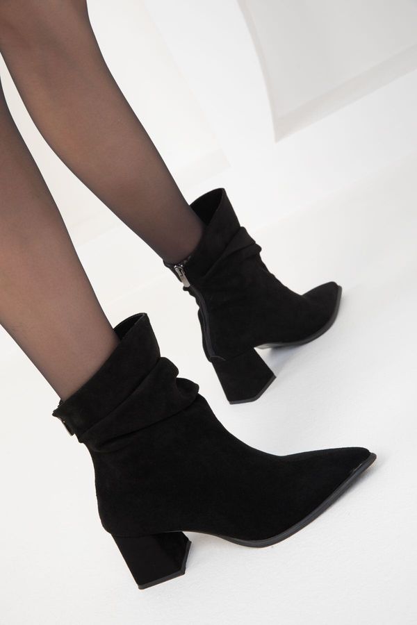 Soho Soho Black Suede Women's Boots & Bootie 19806